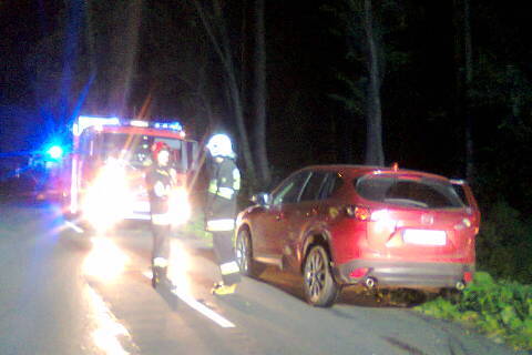 Wypadek pod Wrocławiem. Przez dzika na drodze